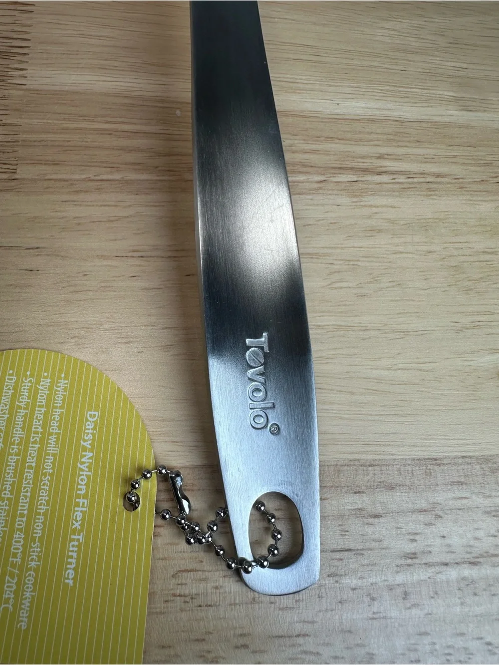 tovolo Stainless steel large Daisy Flower spatula 13.5 retro look new with tags